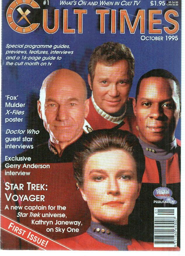 Revista/Magazine: CULT TIMES, Numero 01: STAR TREK VOYAGER (October 1995) 