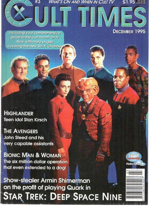 Revista/Magazine: CULT TIMES, Numero 03: STAR TREK DEEP SPACE NINE (October 1995) 
