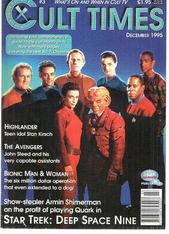 Revista/Magazine: CULT TIMES, Numero 03: STAR TREK DEEP SPACE NINE (October 1995) 
