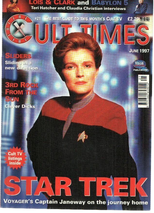 Revista/Magazine: CULT TIMES, Numero 21: STAR TREK Voyagers Captain Janeway (October 1995) 