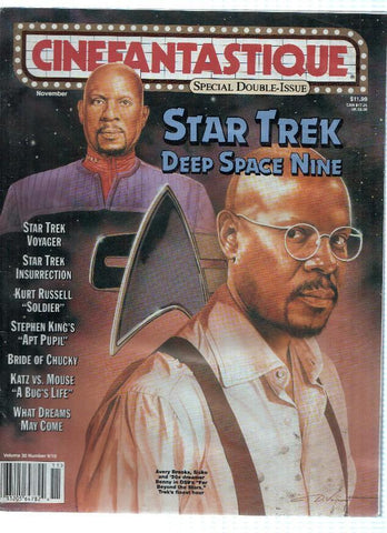Revista/Magazine: CINEFANTASTIQUE, Volume 30, Number 9/10: STAR TREK DEEP SPACE NINE (Special Double-Issue)