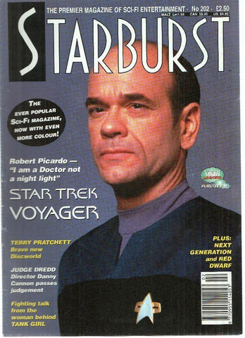 Revista/Magazine: STARBURST, Sci-Fi Magazine, Numero 202: STAR TREK VOYAGER