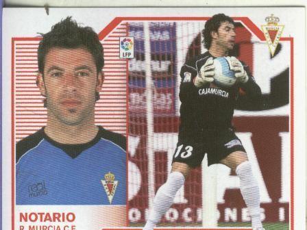 Cromo: Liga 07-08: Notario del Murcia