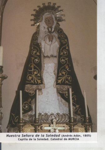 Postal 011750: Virgen Ntra Sra de La Soledad, catedral de Murcia