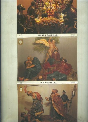 Museo Salzillo en Murcia, juego de postales en carpeta acordeon