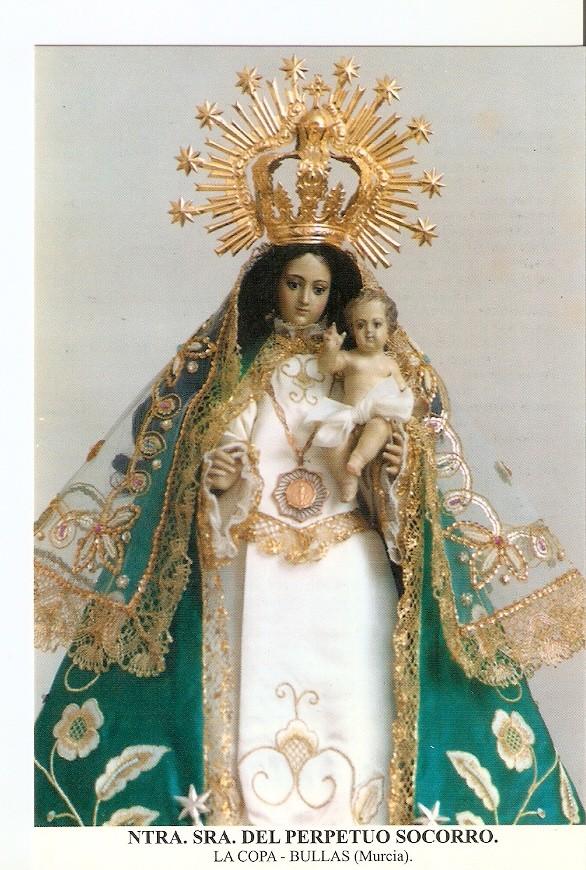 Postal 026667 : Ntra. Sra. Del Perpetuo Socorro. La Copa - Bullas (Murcia)