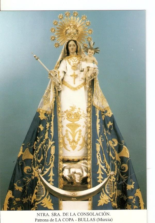 Postal 026668 : Ntra. Sra. De la Consolacion, Patrona de la Copa - Bullas (Murcia)