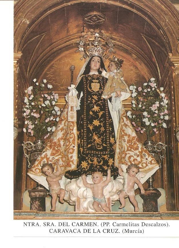 Postal 026876 : Ntra. Sra. Del Carmen (PP. Carmelitas Descalzos). Caravaca de la Cruz (Murcia)