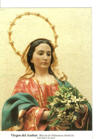 Postal 027212 : Virgen del Azahar. Rincon de Villanueva (Murcia), festividad 1 de Mayo