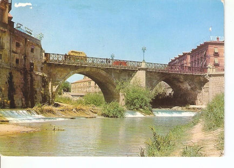 Postal 024865 : Puente Viejo sobre el Rio Segura. Murcia