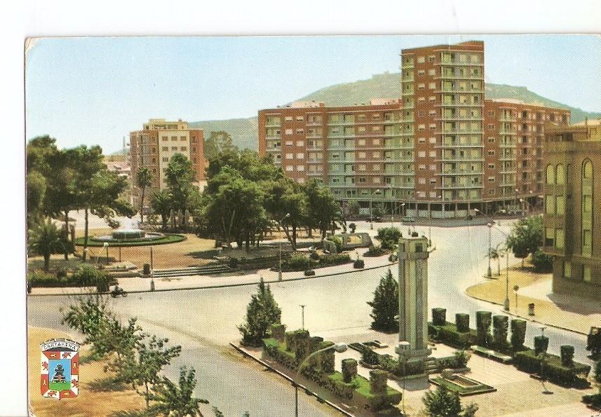 Postal 026023 : Cruz de los Caidos. Plaza de España. Cartagena (Murcia)
