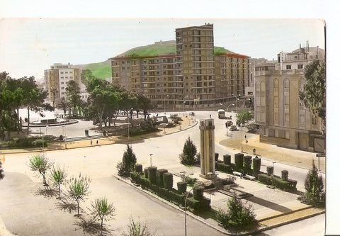 Postal 026025 : Cruz de los Caidos. Plaza de España. Cartagena (Murcia)