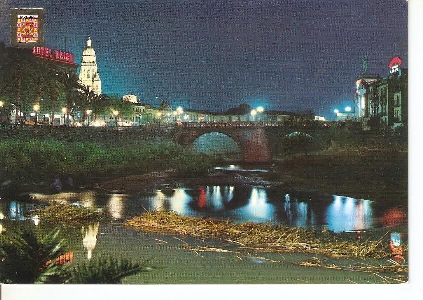 Postal 042187 : Murcia. Puente viejo sobre el Rio Segura