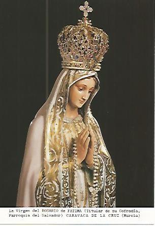 Postal 53632: VIRGEN DEL ROSARIO DE FATIMA. Caravaca de la Cruz Murcia
