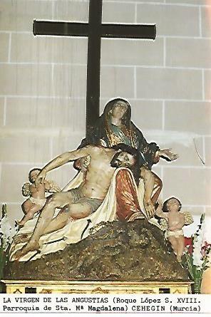 Postal 53674: VIRGEN DE LAS ANGUSTIAS. Cehegin Murcia