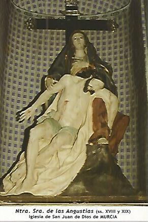 POSTAL 54035: Virgen de las Angustias. Murcia