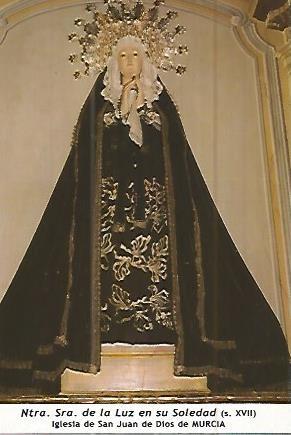 POSTAL 54036: Nuestra Señora de la Luz en su Soledad. Murcia