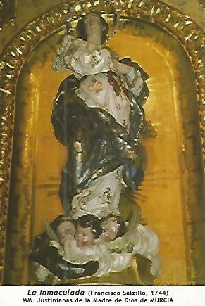 POSTAL 54042: Immaculada de Francisco Salzillo. 1744. Murcia