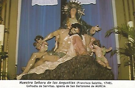 POSTAL 54047: Nuestra Señora de las Angustias. Murcia