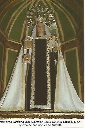 POSTAL 54054: Virgen del Carmen. Murcia