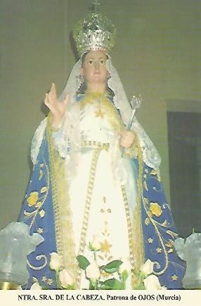 POSTAL 54166: Nuestra Señora de la Cabeza. Ojos. Murcia