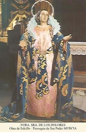 POSTAL 54167: Nuestra Señora de los Dolores. Murcia