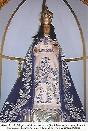 POSTAL 54229: Virgen del Amor Hermoso. Ribera de Molina Murcia