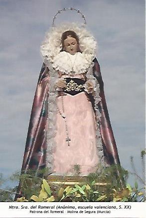 POSTAL 54230: Nuestra Señora del Romeral. Molina de Segura Murcia