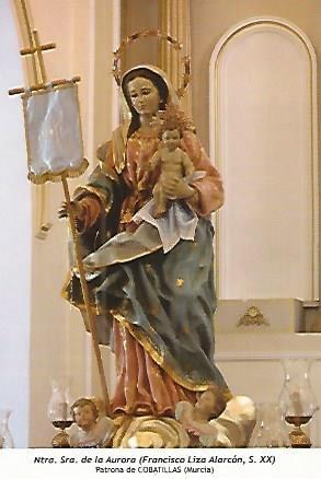 POSTAL 54233: Nuestra Señora de la Aurora. Cobatillas Murcia
