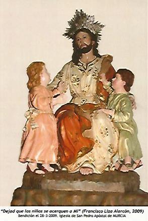 POSTAL 54238: Dejad que los niños se acerquen a mi de Francisco Liza Alarcon 2009. Murcia