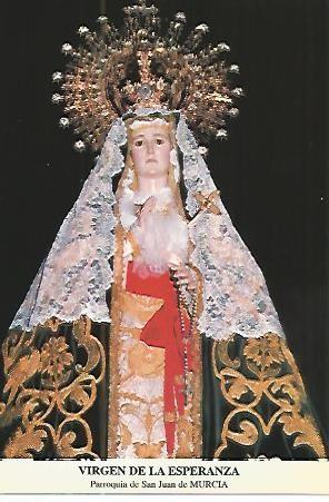POSTAL 54291: Virgen de la Esperanza. Parroquia de San Juan de Murcia