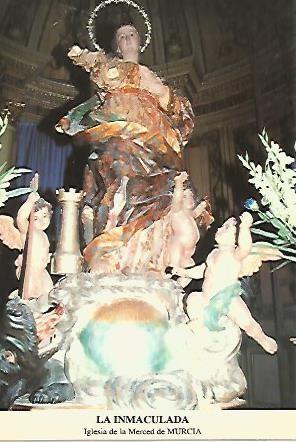 POSTAL 54292: La Inmaculada. Iglesia de la Merced de Murcia