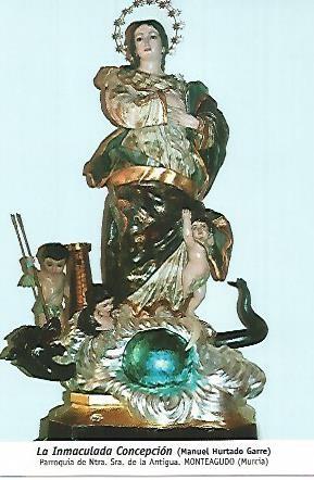 POSTAL 54404: La Immaculada Concepcion. Monteagudo Murcia