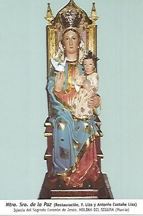 POSTAL 54405: Nuestra Señora de la Paz. Molina del Segura Murcia