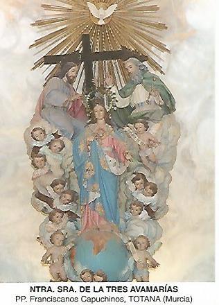 POSTAL 54551: Nuestra Señora de las Tres Avamarias. Totana Murcia