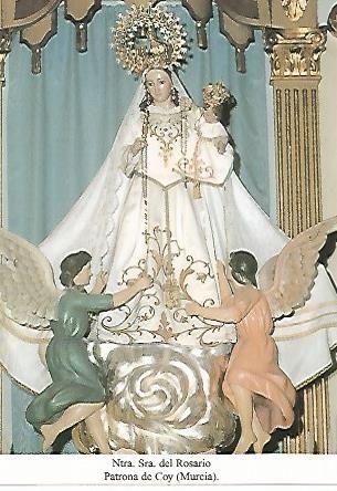 POSTAL 54552: Virgen del Rosario. Coy Murcia
