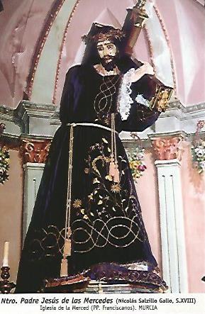 POSTAL 54624: Padre Jesus de las Mercedes. Murcia