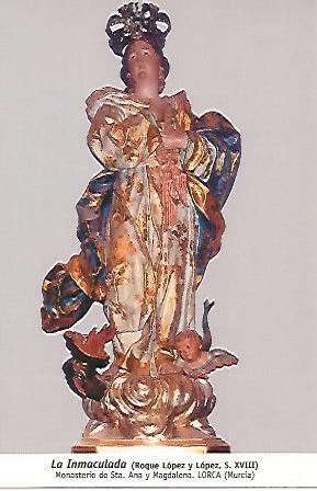 POSTAL 54627: La Inmaculada (siglo XVIII). Lorca Murcia