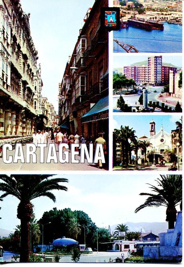 Postal 016592: CARTAGENA Murcia - Diversas vistas
