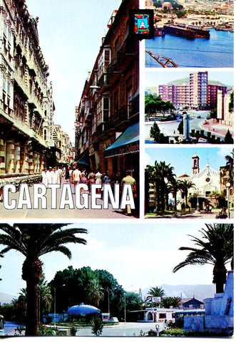 Postal 016592: CARTAGENA Murcia - Diversas vistas