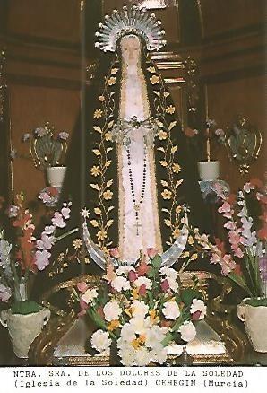 Postal 53673: VIRGEN DE LOS DOLORES DE LA SOLEDAD. Cehegin Murcia