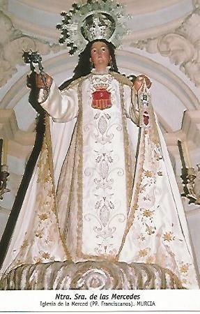 POSTAL 54626: Nuestra Señora de las Mercedes. Murcia