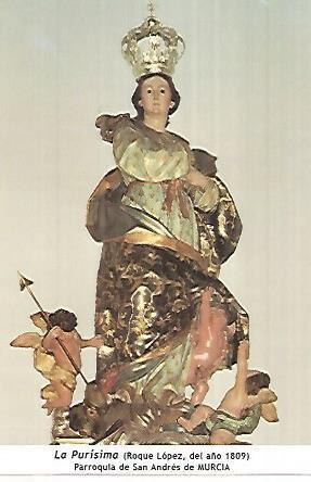 POSTAL 54048: La Purisima. Murcia