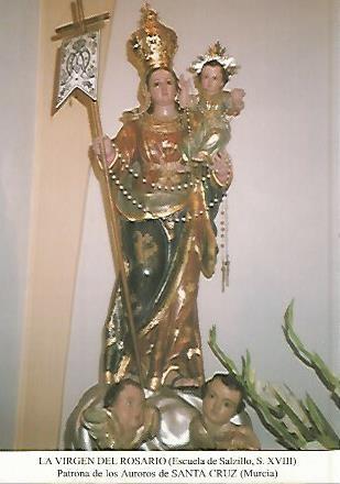 Postal 53765: VIRGEN DEL ROSARIO.Santa Cruz Murcia