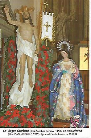 POSTAL 18515: La Virgen Gloriosa. Murcia