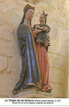 POSTAL 18523: Virgen de los Peligros. Murcia