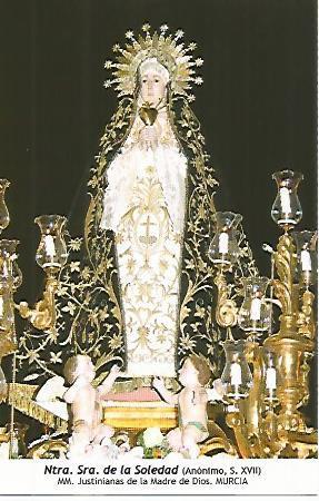 POSTAL 18529: Nuestra Señora de la Soledad. Murcia