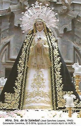 POSTAL 18519: Nuestra Señora de la Soledad. Murcia