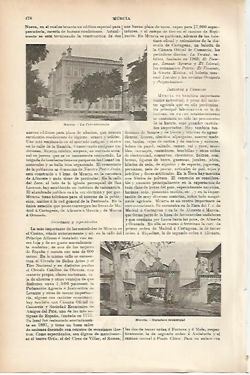 LAMINA ESPASA 11541: La Convalescencia de Murcia