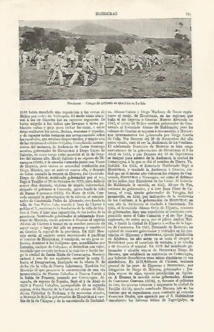 LAMINA ESPASA 30220: Artilleria del Ejercito de Honduras